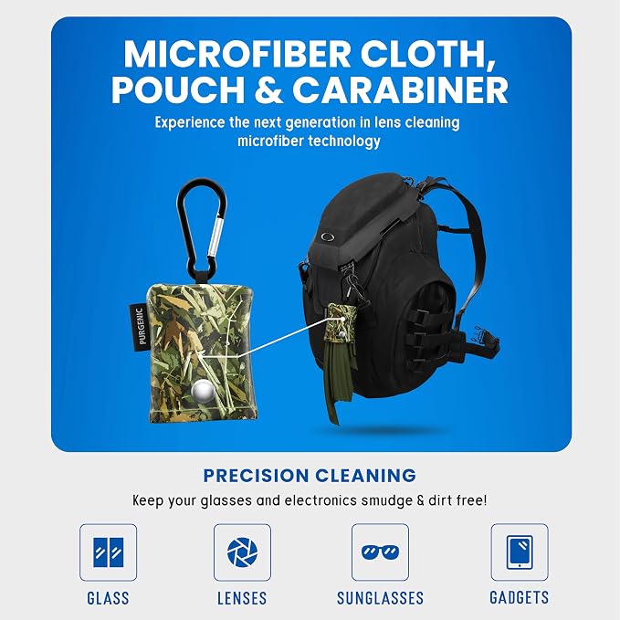 Microfiber Cloth & Glasses Wipes Lens & Glasses Cleaning Cloth - Image 3