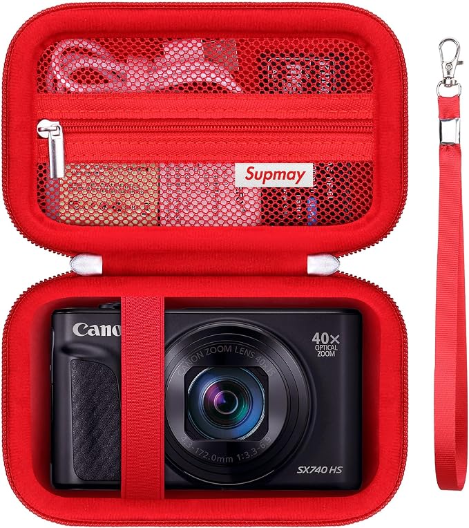 Hard Carrying Case for Canon PowerShot SX740 HS/ SX730 HS/ SX720 HS/ SX620 HS/ by Supmay
