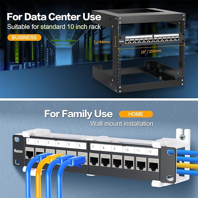 12 Port Keystone Patch Panel - Image 5