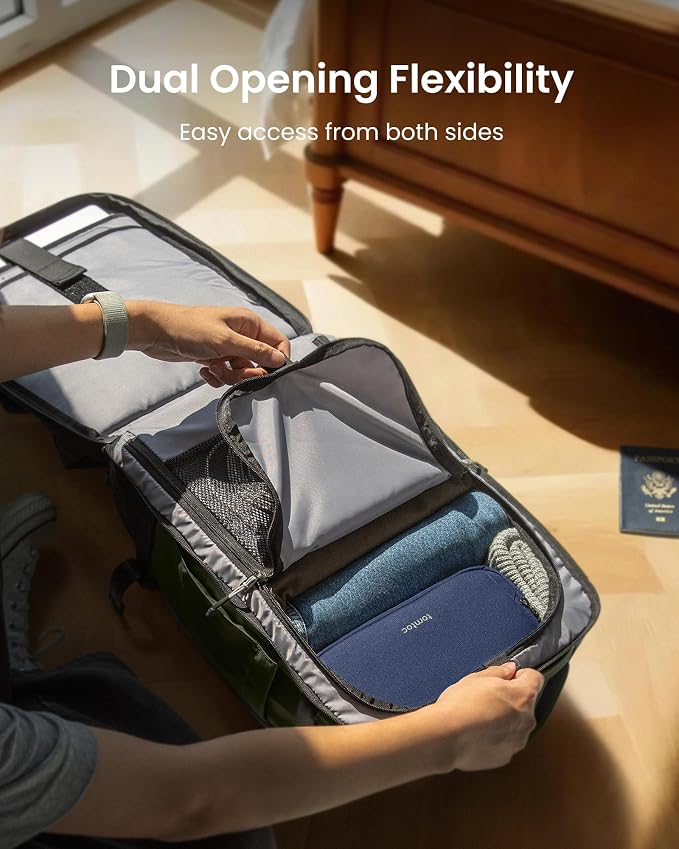 tomtoc Travel Backpack 28L, TSA Friendly Flight Approved Carry-on Luggage - Image 6