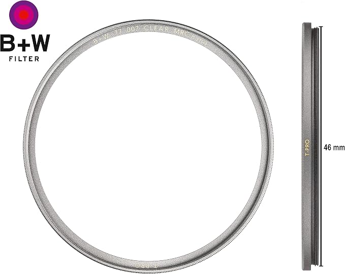 B + W Clear Protection Filter for Camera Lens – Ultra Slim Titan Mount - Image 3