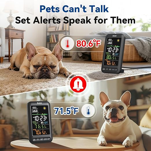BALDR Wireless Indoor Outdoor Thermometer Weather Station - Image 7