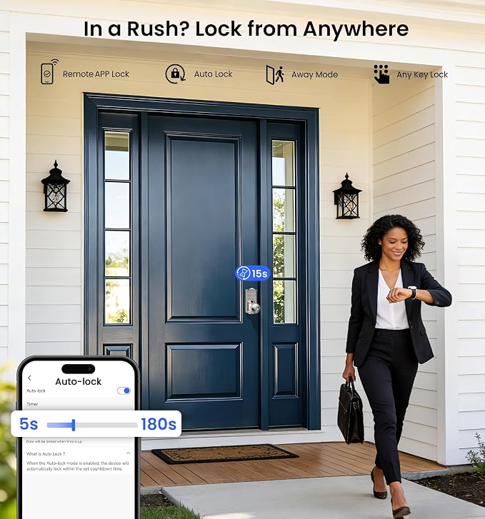 Veise VE028 Built-in Wi-Fi Smart Lock - Image 8
