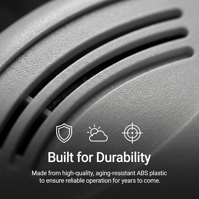 4 Pack Photoelectric Smoke Detector, 10-Year Battery Operated Fire Alarm - Image 5