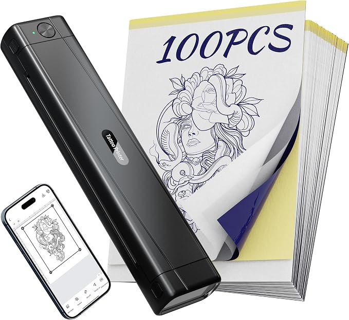 TATTMUSE Portable Printers Wireless by TATTMUSE