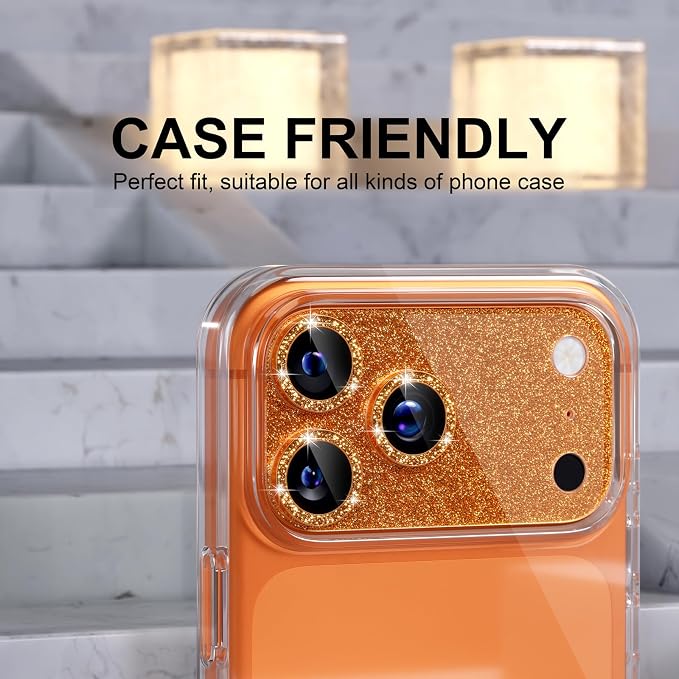 Choiche Compatible for iPhone 17 Pro Camera Lens Protector, Bling Camera Cover - Image 4