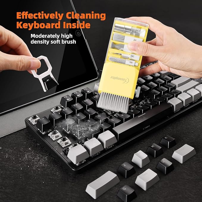 Tassmpitor Laptop Screen Keyboard Cleaner Kit, All in 1 Electronics Cleaning - Image 2