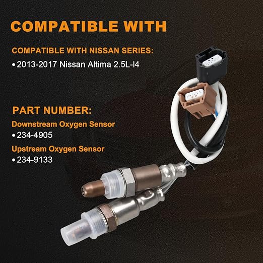 OTO-K Air Fuel Ratio Sensor O2 Oxygen Sensor 234-9133 234-4905 Upstream and - Image 2