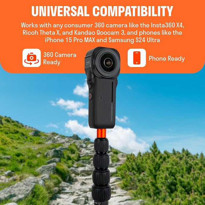 Monopod Pro Carbon Fiber Edition 360 Camera Stand, Compatible - Image 6