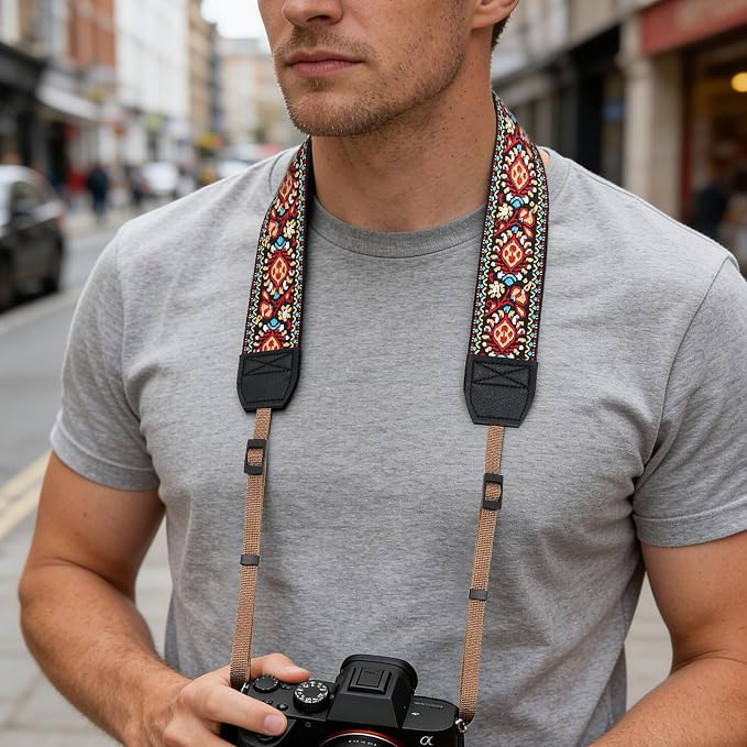 ZOOEASS Camera Strap for DSLP and Mirrorless Digital Camera, Neck Strap - Image 6