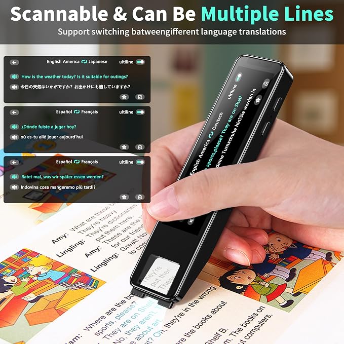 Scan Pen Translator for 142 Languages, Instant 2-Way Voice & Text Translation - Image 7