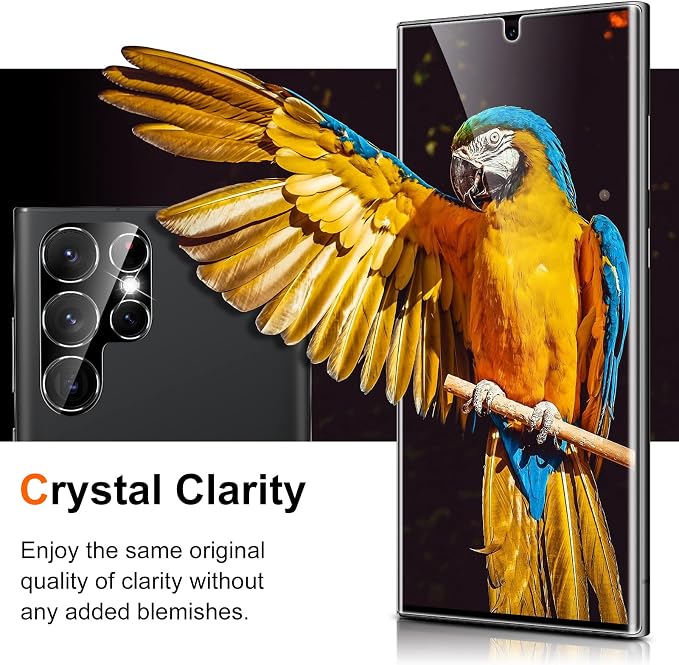 UniqueMe Compatible for Samsung Galaxy S23 Ultra 6.8 inch Screen Protector - Image 8