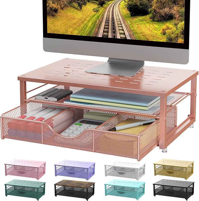 gianotter Computer Monitor Stand Riser, office organizer by gianotter