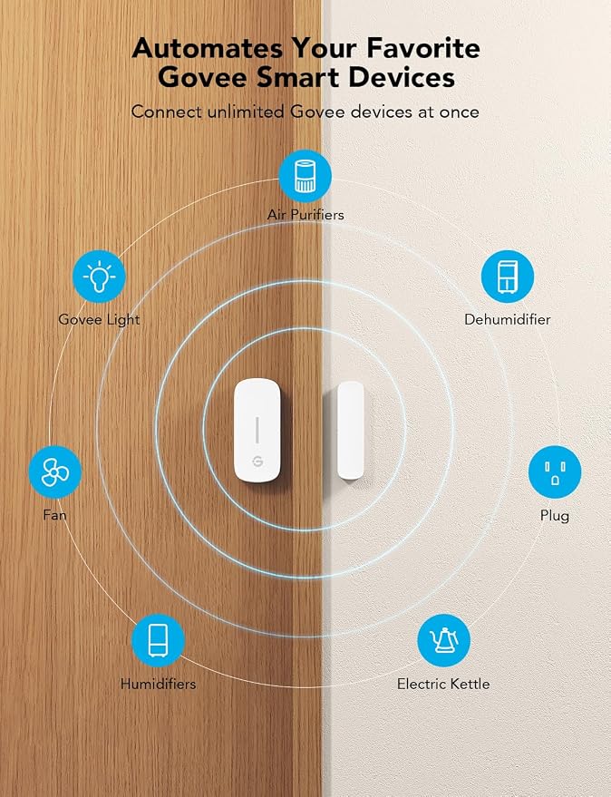 GoveeLife Door Window Sensor, Group Control Unlimited Devices, Wireless Mini - Image 4