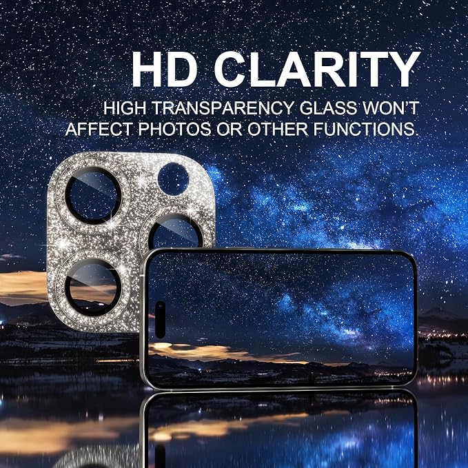 Choiche Compatible for iPhone 16 Pro/iPhone 16 Pro Max Camera Lens Protector - Image 5