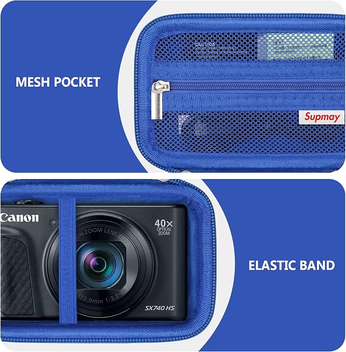 Hard Carrying Case for Canon PowerShot SX740 HS/ SX730 HS/ SX720 HS/ SX620 HS/ - Image 4