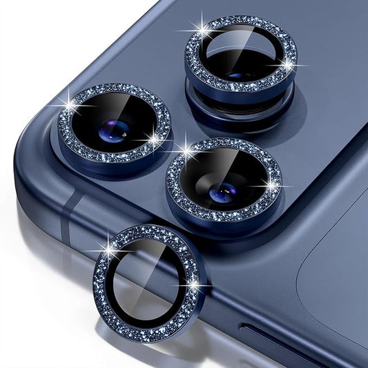 Misea Compatible for iPhone 17 Pro/iPhone 17 Pro Max Camera Lens Protector Bling by Misea