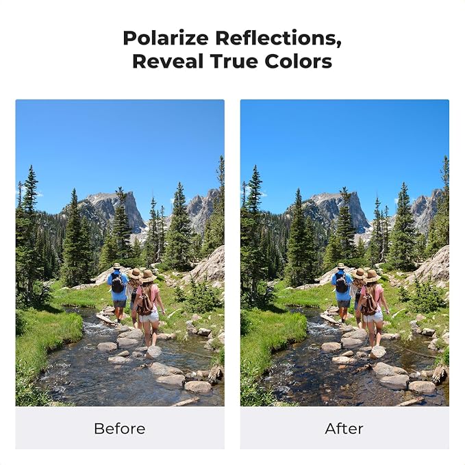K&F CONCEPT Magnetic 49mm Circular Polarizers Filter - Image 3