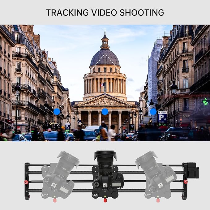 GVM Carbon Fiber Motorized Camera Slider - Image 4