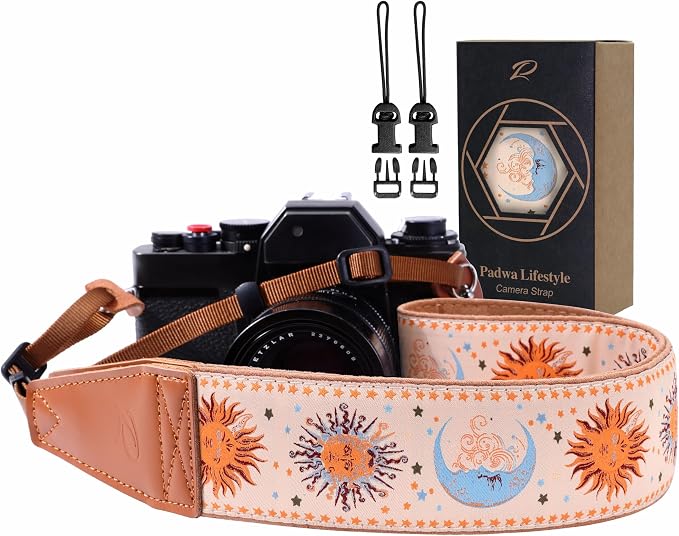 Padwa Lifestyle Tan Sun God Camera Strap by PadwaLifestyleCameraStrap