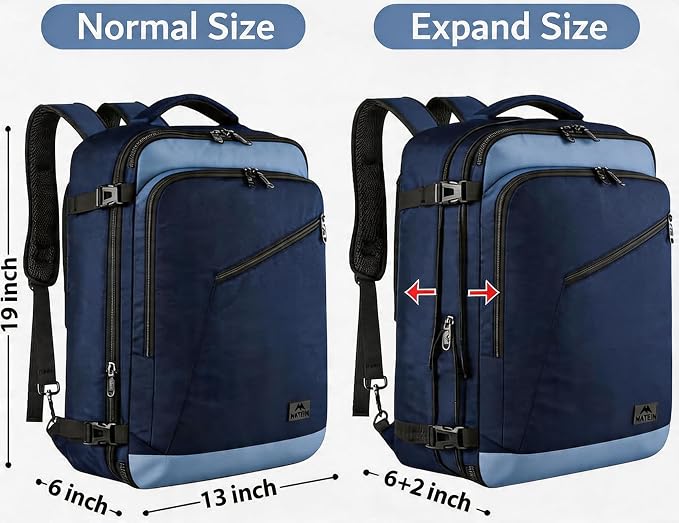 MATEIN Expandable Travel Backpack - Image 5