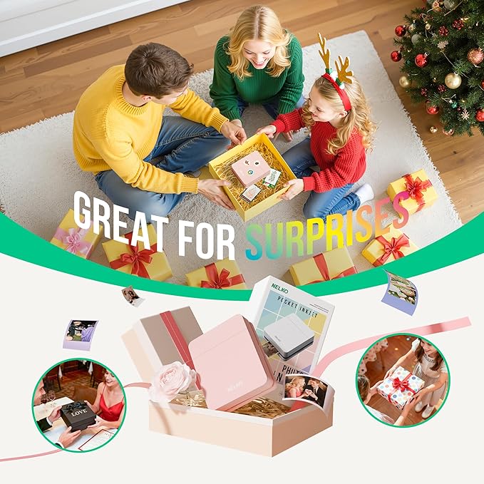 Nelko Photo Printer, 2x3 Portable Wireless Smartphone Printer, PP01 Mini Color - Image 6