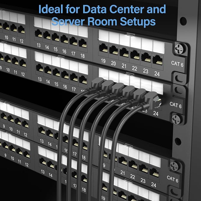 Jadaol 48 Port Cat6 Patch Panel, 2U 19 Inch Rackmount Punch Down Network Panel - Image 5