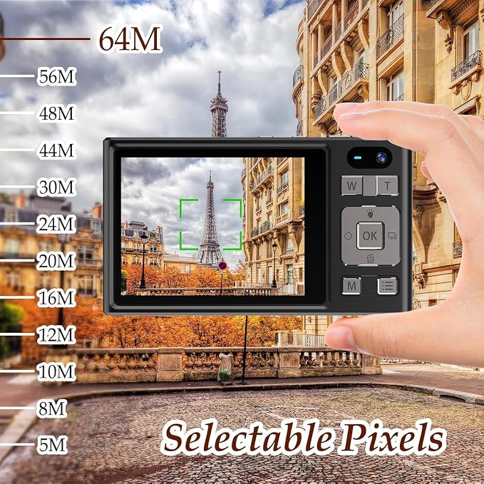 Forc Digital Camera, 4K Camara de Fotos - Image 6