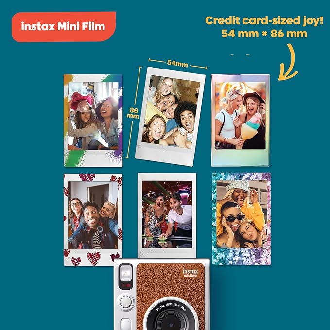 Fujifilm Instax Mini EVO Hybrid Instant Camera Bundle - Image 8