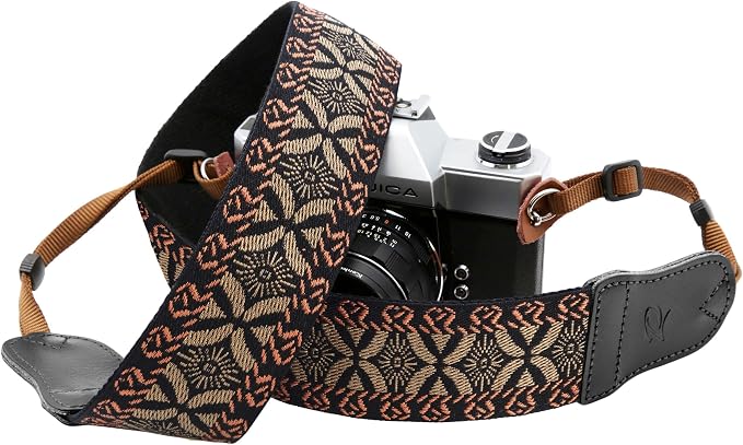 Padwa Lifestyle Mystic Grey Embroidered Camera Strap - Image 8