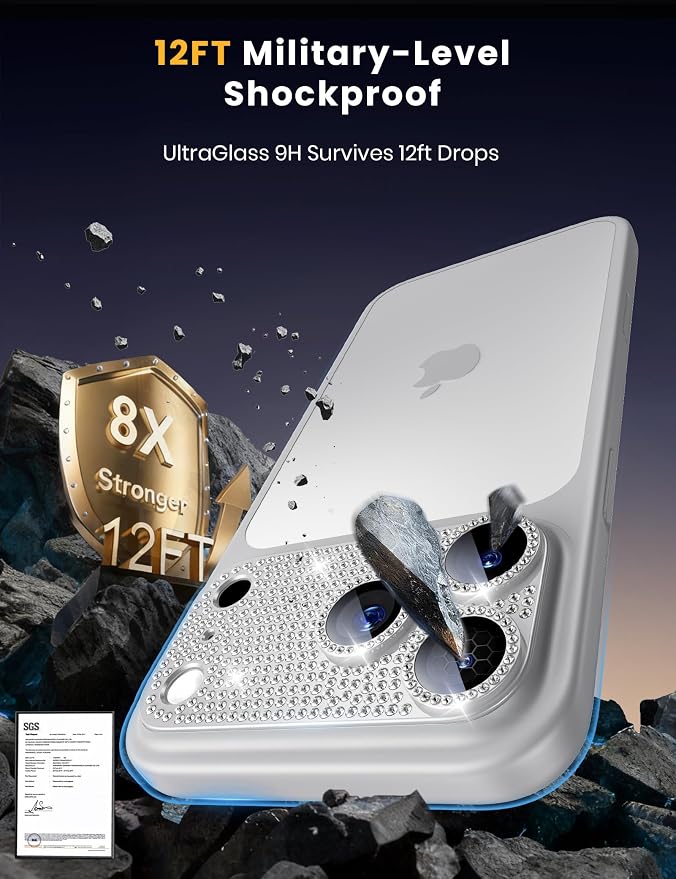 Hoerrye Bling Diamond Camera Lens Protector - Image 5
