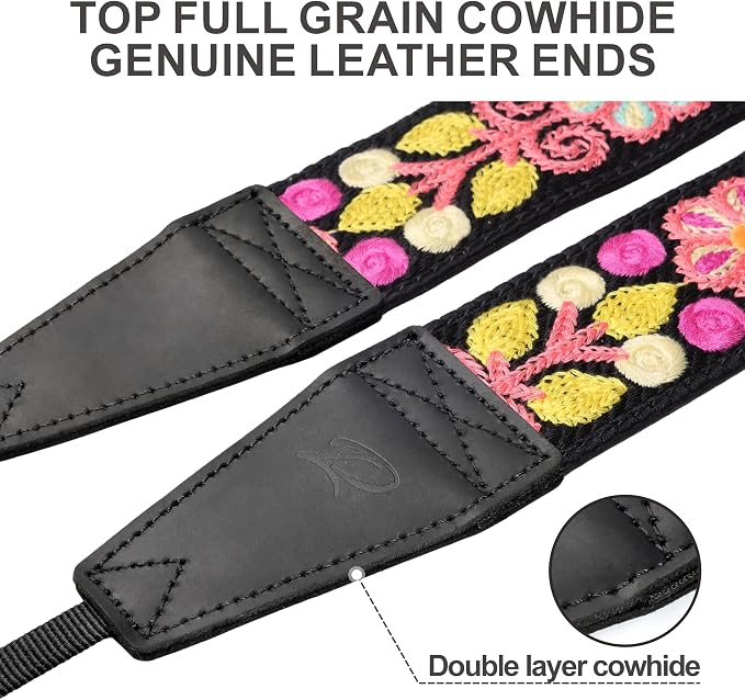 Padwa Lifestyle Colorful Crochet Camera Strap - Image 2