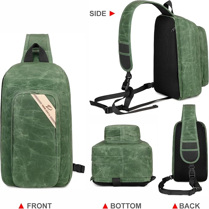 Padwa Lifestyle Green Crossbody Camera Bag - Image 4