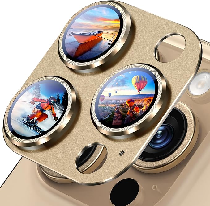 Uyiton Compatible with iPhone 16 Pro/iPhone 16 Pro Max Camera Lens Protector by Uyiton