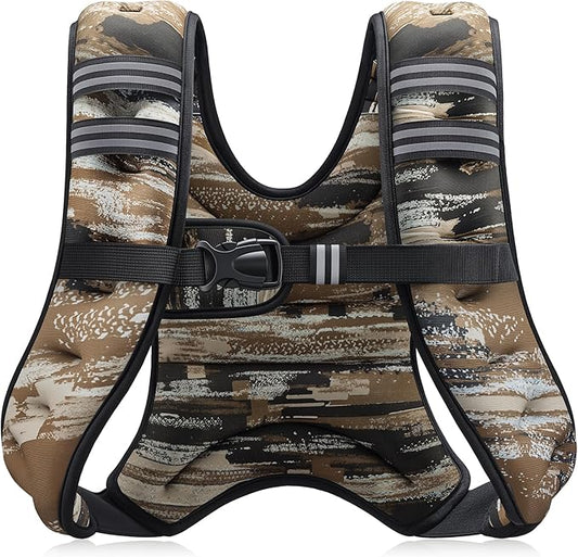 ZELUS Weighted Vest, 6lb/8lb/12lb/16lb/20lb/25lb/30lb Weight Vest by ZELUS