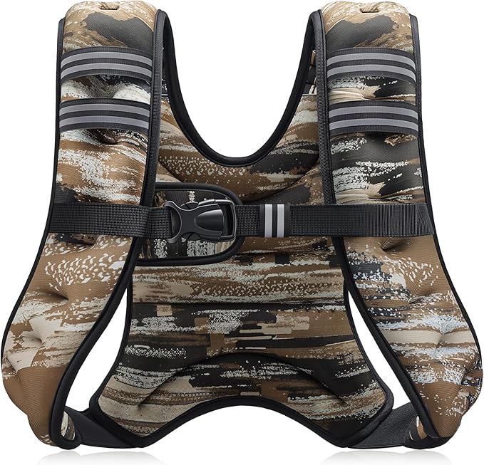 ZELUS Weighted Vest, 6lb/8lb/12lb/16lb/20lb/25lb/30lb Weight Vest by ZELUS