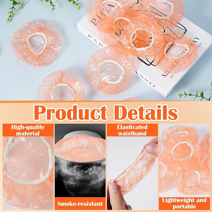 12 Pcs Orange Smoke Detector Covers - Image 4