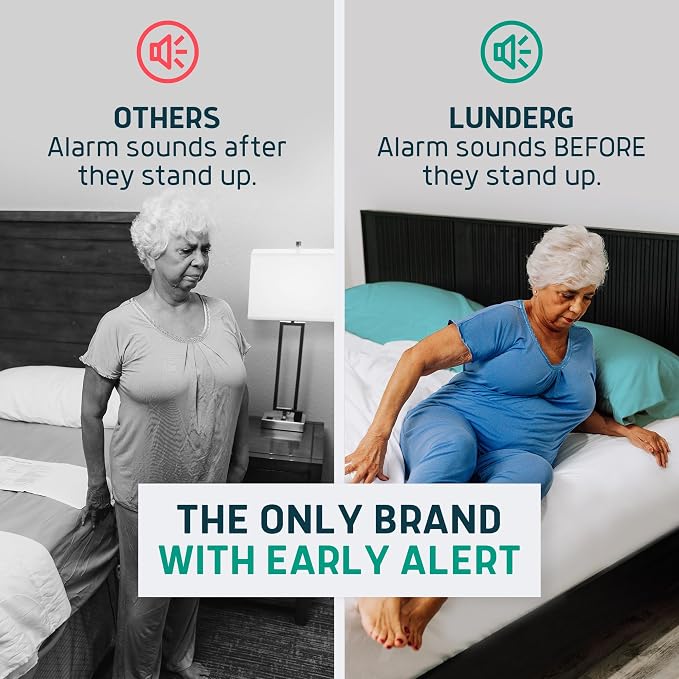 Lunderg Wireless Early Alert Bed & Chair Alarm Set - Image 6
