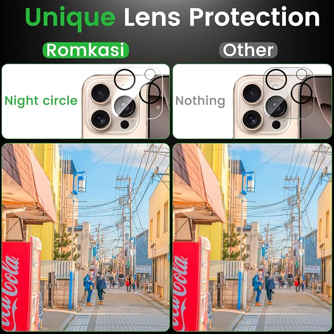 Romkasi 4 Pack Privacy Screen Protector - Image 5
