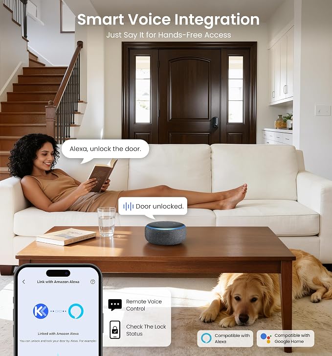 Veise VE028 Built-in Wi-Fi Smart Lock - Image 7