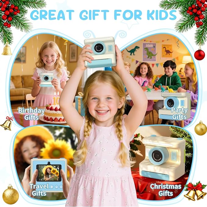 Kids Camera Instant Print, Instant Print Camera - Image 4