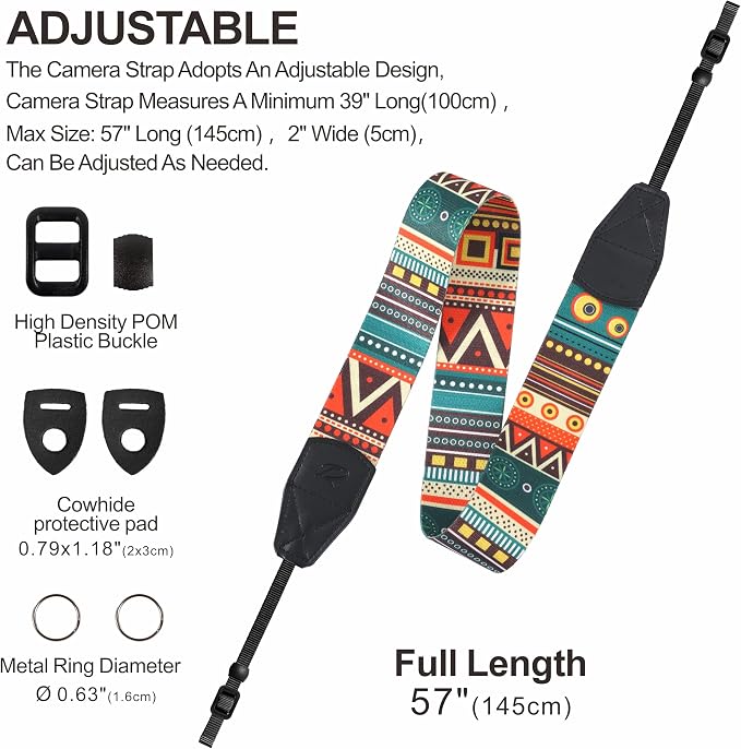 Padwa Lifestyle Bohemian Camera Strap - Image 5