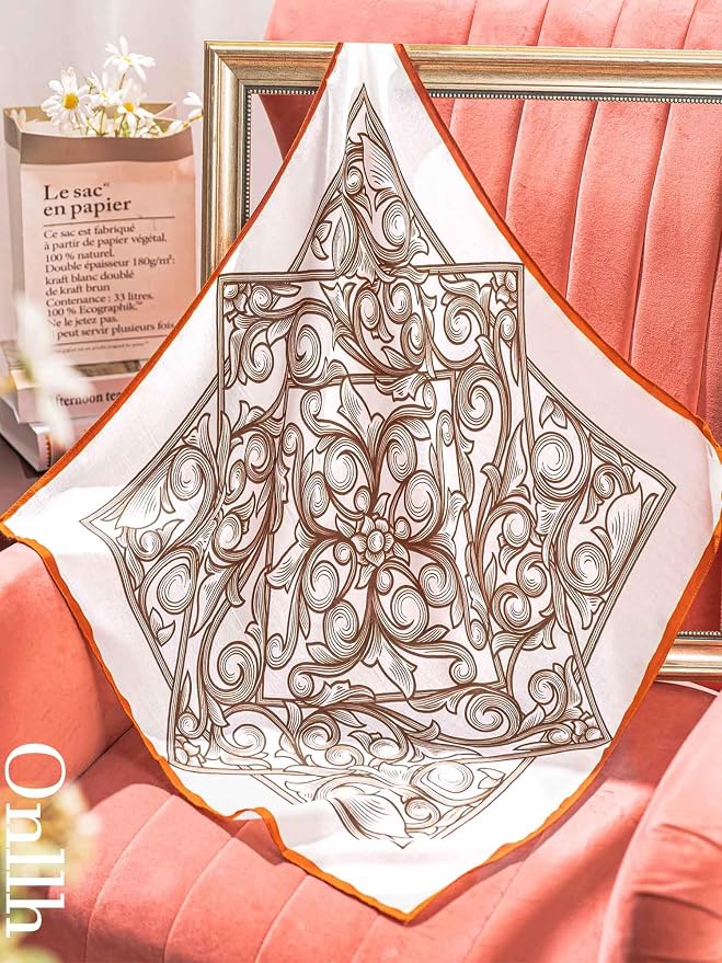 Silky Scarf for Women Lightweight Satin Bandanas Neck Hair Wrap For Sleeping - Image 6