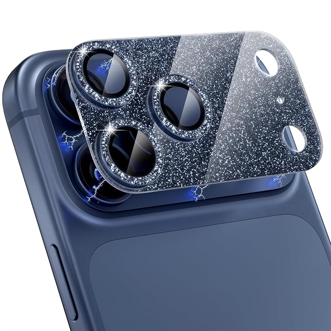 Choiche Compatible for iPhone 17 Pro Camera Lens Protector, Bling Camera Cover by Choiche