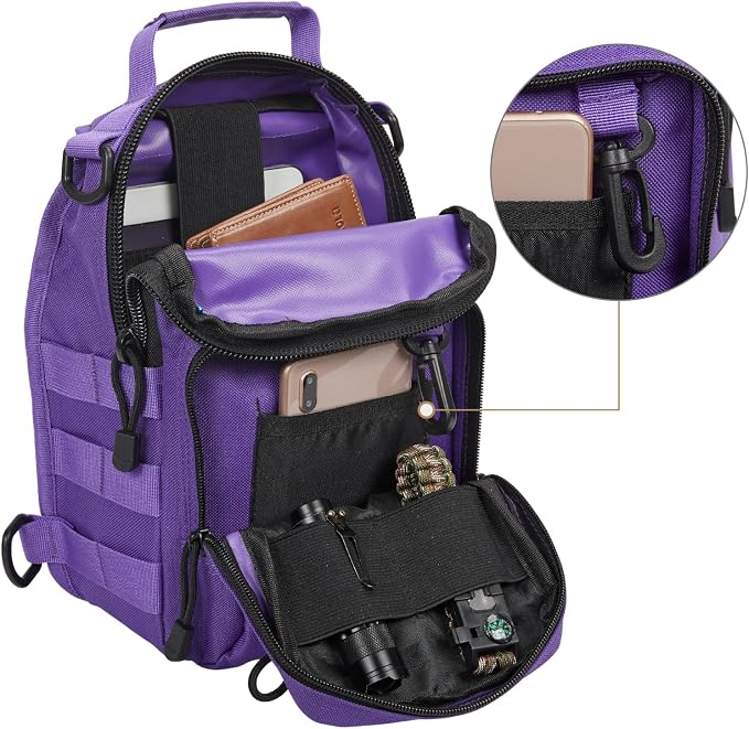 G4Free Outdoor Tactical Bag Backpack, Military Sport Bag Pack Sling Shoulder - Image 3
