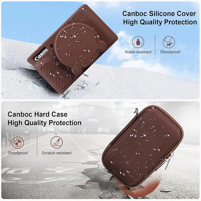 Canboc Case for Canon PowerShot SX740 SX730 HS Digital Camera, Hard Carrying - Image 3