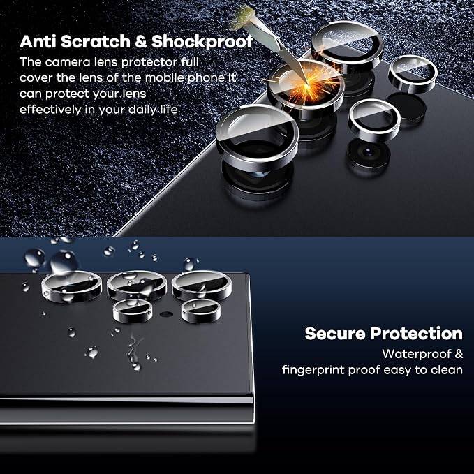 AACL 3-Pack for Samsung Galaxy S24 Ultra Screen Protector Tempered Glass - Image 5