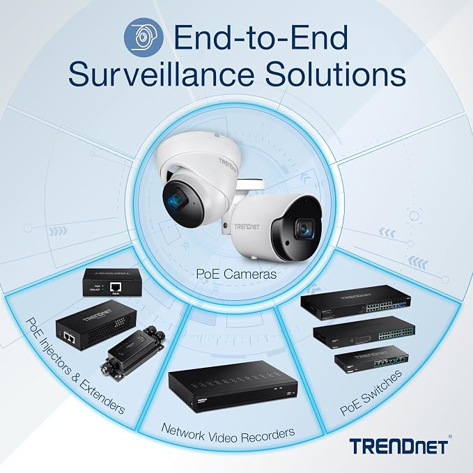 TRENDnet 8-Channel UHD PoE NVR, TV-NVR1508, H.264/H.265 4K, Supports one 4K - Image 3
