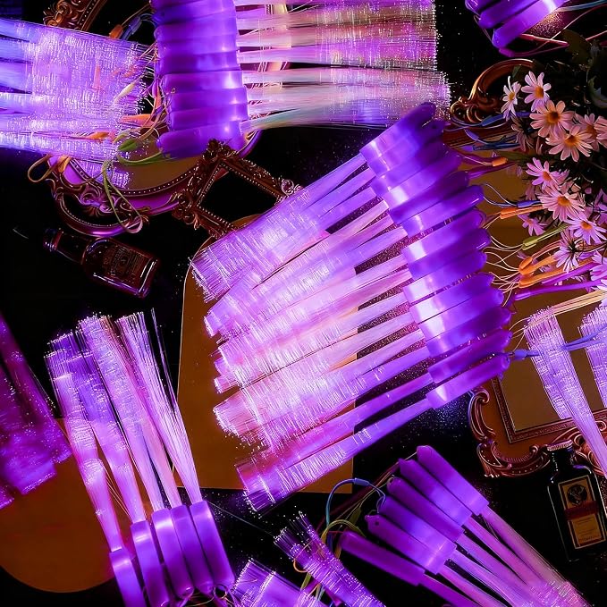 Skylety 36 Pcs Fiber Optic Wand, LED Fiber Optic Wand - Image 3