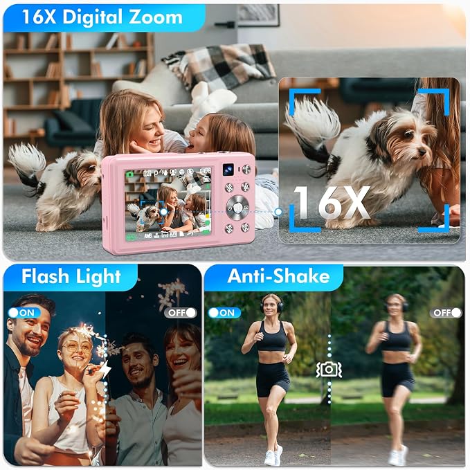 4K Digital Camera, 64MP Autofocus Vlogging Camera - Image 5